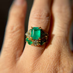1.90ct Emerald Cut Emerald Nico Set - product thumbnail