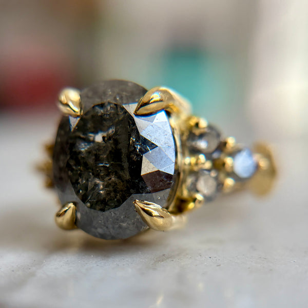 5.60ct Oval Rose Cut S+P Nico