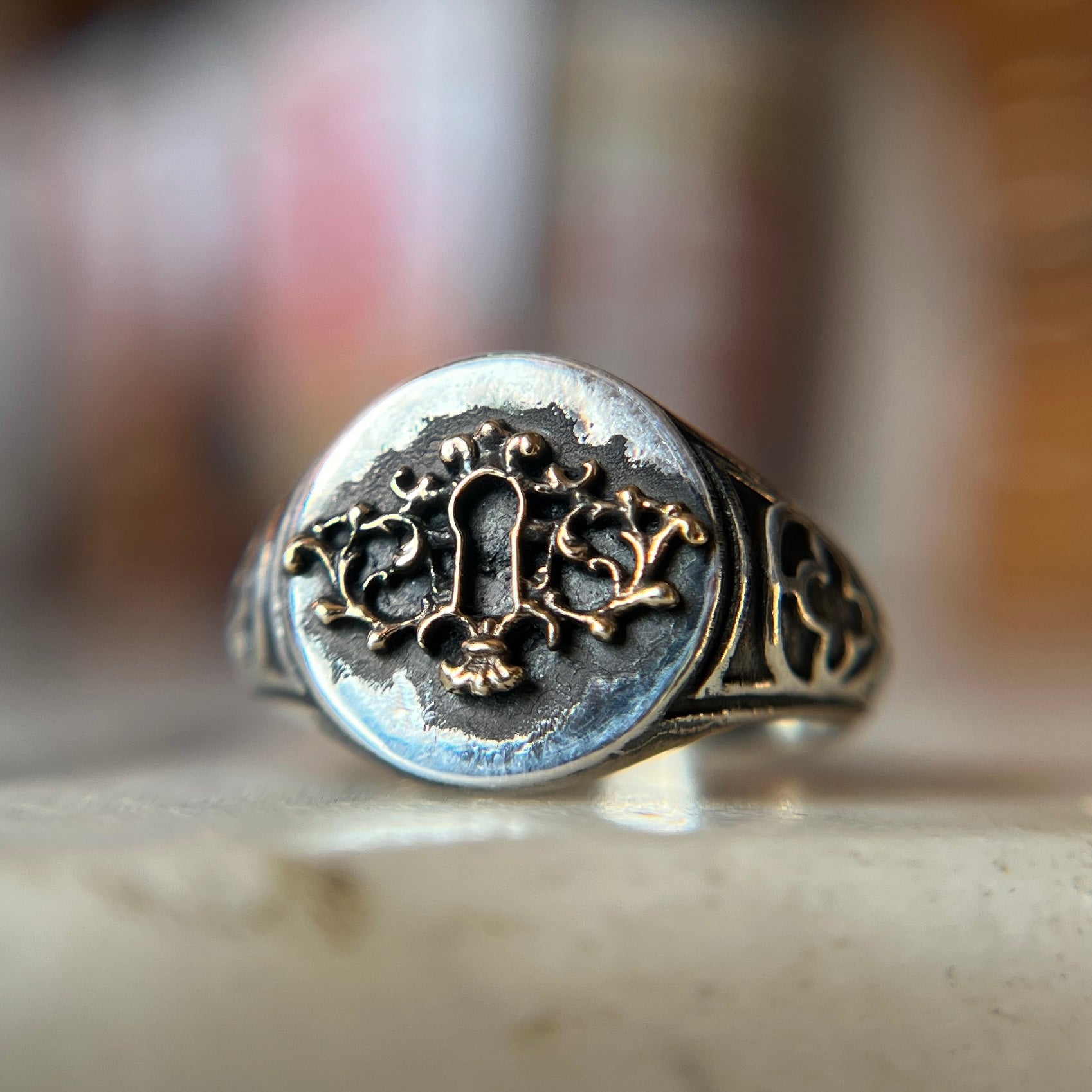 COOTIE STOUT SIGNET RING リング antidote Four Virtues Signet Ring – Daily Stoic Store