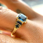 1.15ct Sapphire Deco Florin - product thumbnail