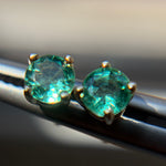 4mm Emerald Studs - product thumbnail