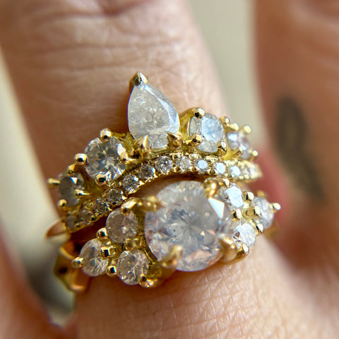 Icy Tiara Crown Nico Stacker