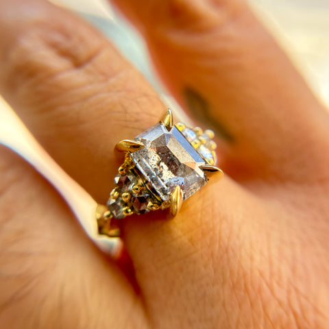 2.95ct S&P Emerald Cut Nico