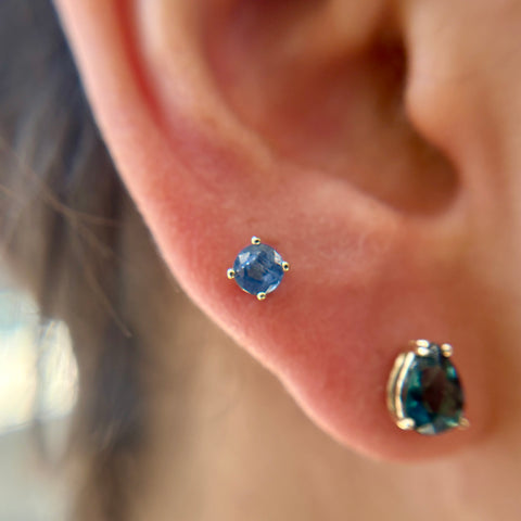 4mm Blue Sapphire Studs