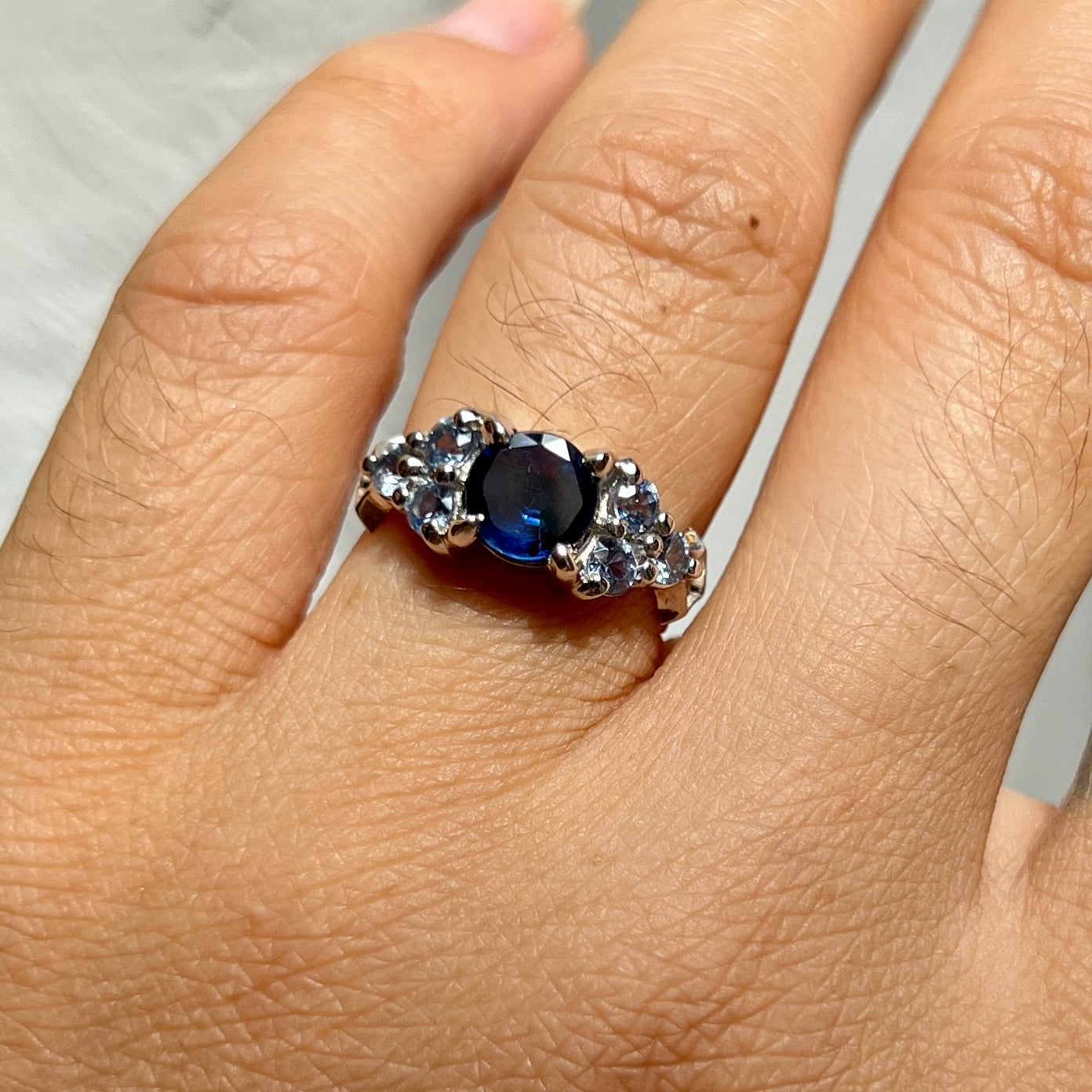 6 Carat Emerald Cut Royal Blue Sapphire