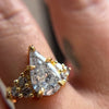 3.0ct Pear Brilliant Grey Nico