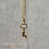 Wee Gold Key Necklace