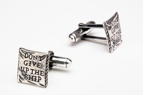 Dont Give Up The Ship Cufflinks