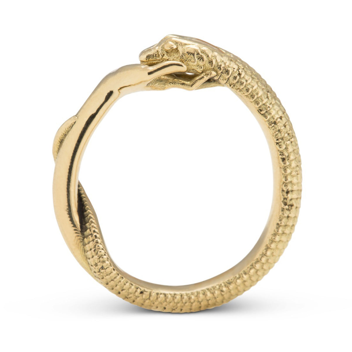 Yellow Gold Nagini Letter Charm – Digby & Iona