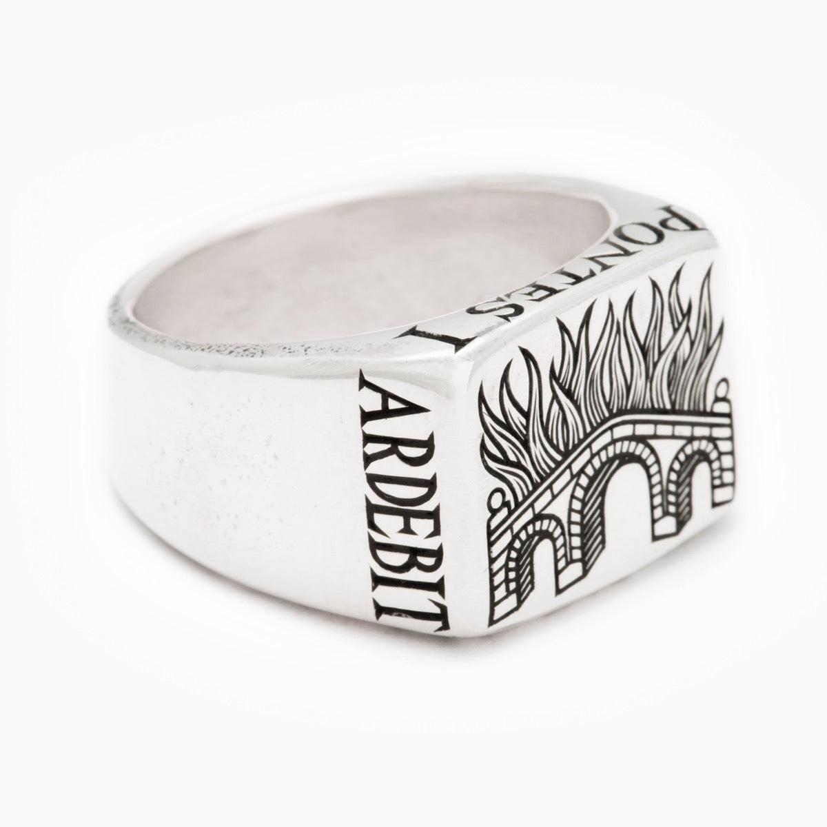 Brooklyn Bridge Ring in Yellow, Rose or White Gold